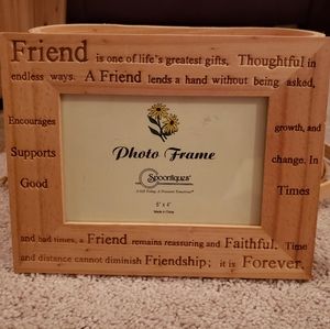 "Friend" picture frame